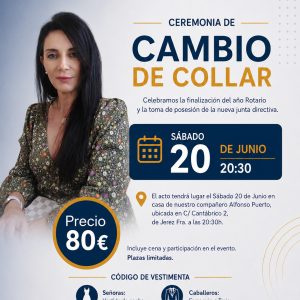 Ceremonia de Cambio de Collar 2026 — Rotary Club Jerez